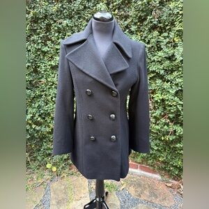 Fleurette Black Peacoat